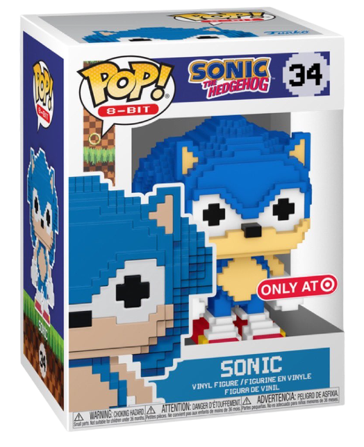 Funko Pop! 8-Bit: Sonic the Hedgehog: Sonic (Target Exclusive)