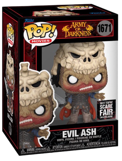 Funko Pop! Movies: Army of Darkness - Evil Ash (2024 Hot Topic Scare Fair Exclusive)