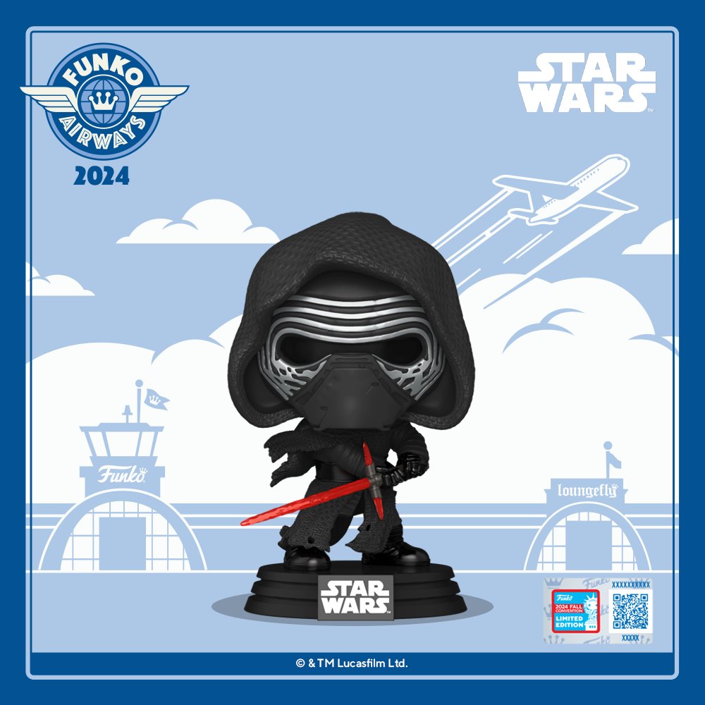 Funko Pop! Star Wars: The Force Awakens - Kylo Ren (Hooded) (2024 NYCC Shared Exclusive)