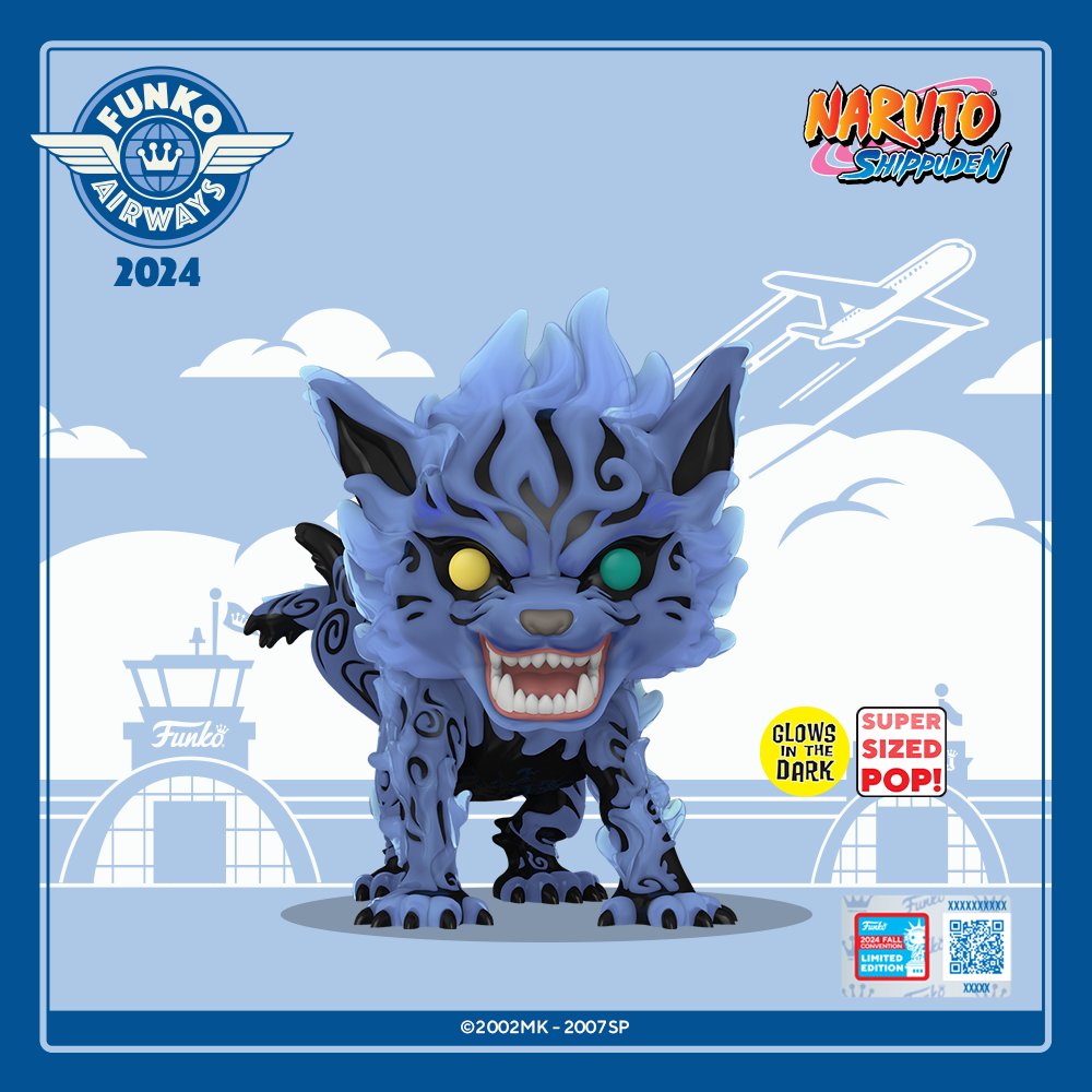 Funko Pop! Animation: Naruto Shippuden: Matatabi (Super 6") (GITD) (2024 NYCC Shared Exclusive)