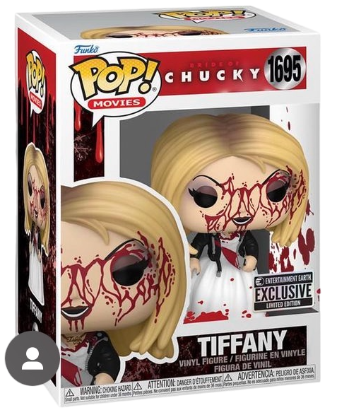 Funko Pop! Movies: Bride of Chucky: Tiffany (Bloody) (Entertainment Earth Exclusive)