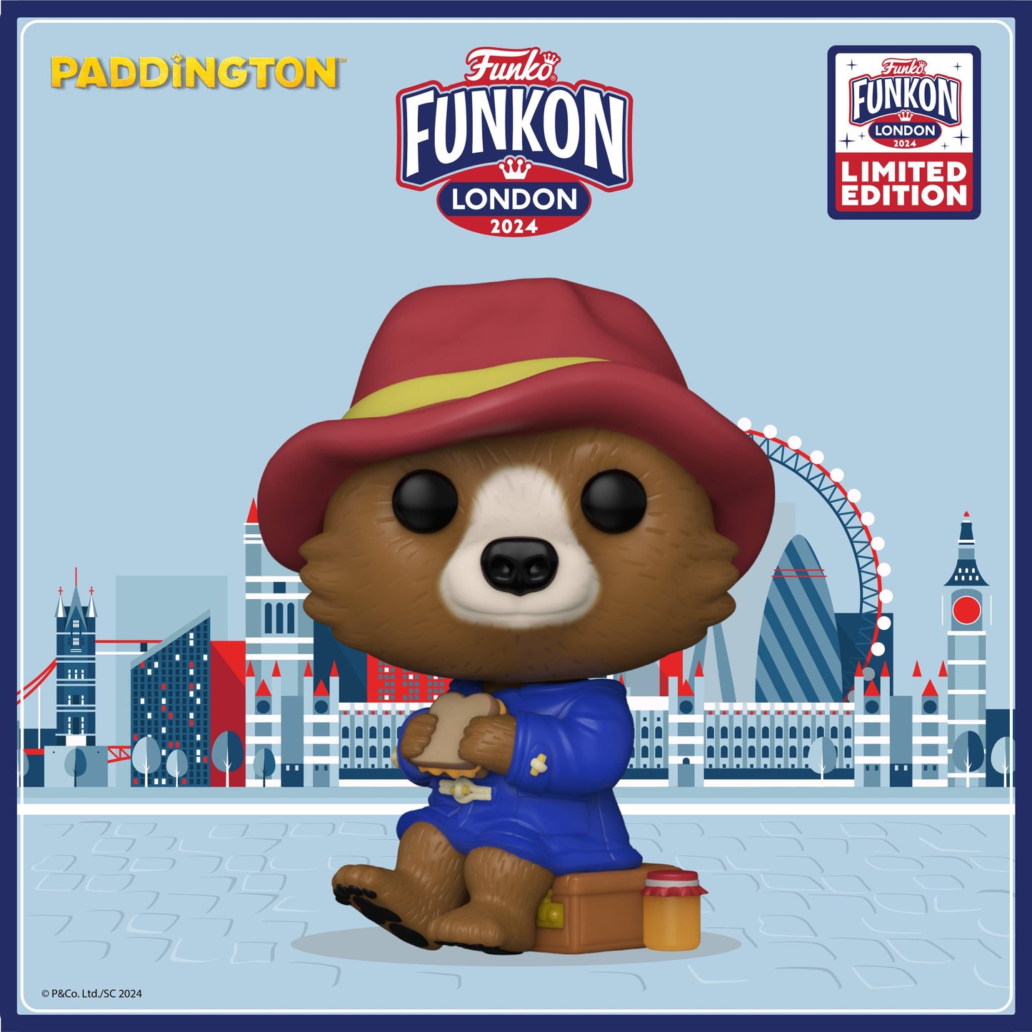 Funko Pop! Movies: Paddington: Paddington Sitting (2024 London FunkoCon Exclusive)