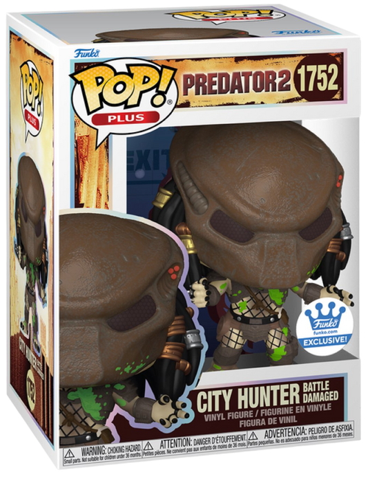 Funko Pop! Plus: Predator 2: City Hunter Battle Damaged (Funko Shop Exclusive)