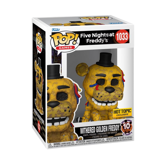 Funko Pop! Games: Five Nights at Freddy's: Withered Golden Freddy (Hot Topic Exclusive)