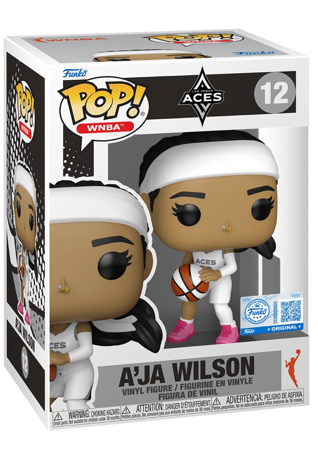 Funko Pop! WNBA: Las Vegas Aces: Aja Wilson (Funko Special Edition)
