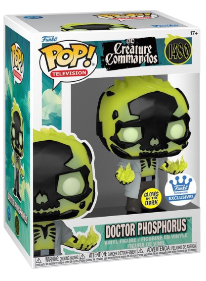 Funko Pop! Television: DC's Creature Commandos: Doctor Phosphorus (GIT ...