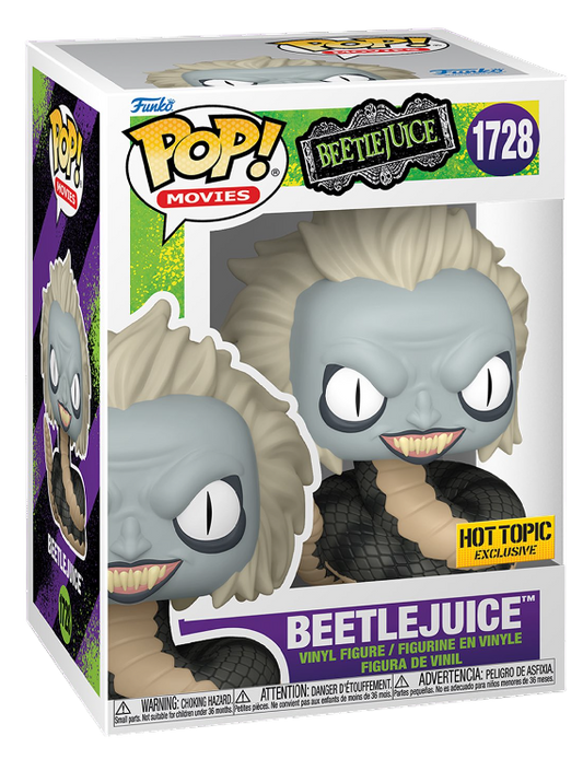 Funko Pop! Movies: Beetlejuice: Beetlejuice (Snake) (Hot Topic Exclusive)