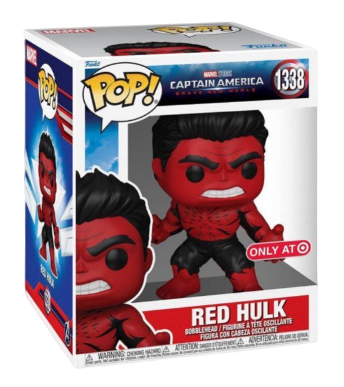 Funko Pop! Marvel: Captain America Brave New World: Red Hulk (6" Super) (Target Exclusive)