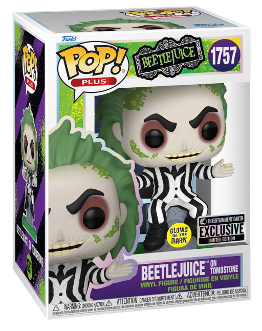 Funko Pop! Plus: Beetlejuice: Beetlejuice on Tombstone (Entertainment Earth Exclusive)