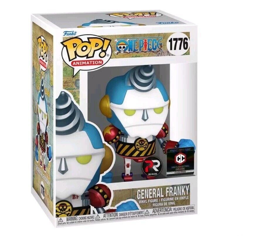 Funko Pop! One Piece: General Franky (Pre-Release Chalice Exclusive) (Box Imperfection)