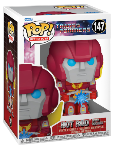 Funko Pop! Retro Toys: Transformers: Hot Rod with Matrix