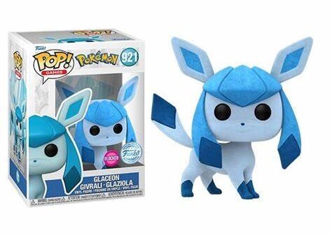 Funko Pop! Games: Pokémon: Glaceon (Flocked) (Special Edition Sticker)