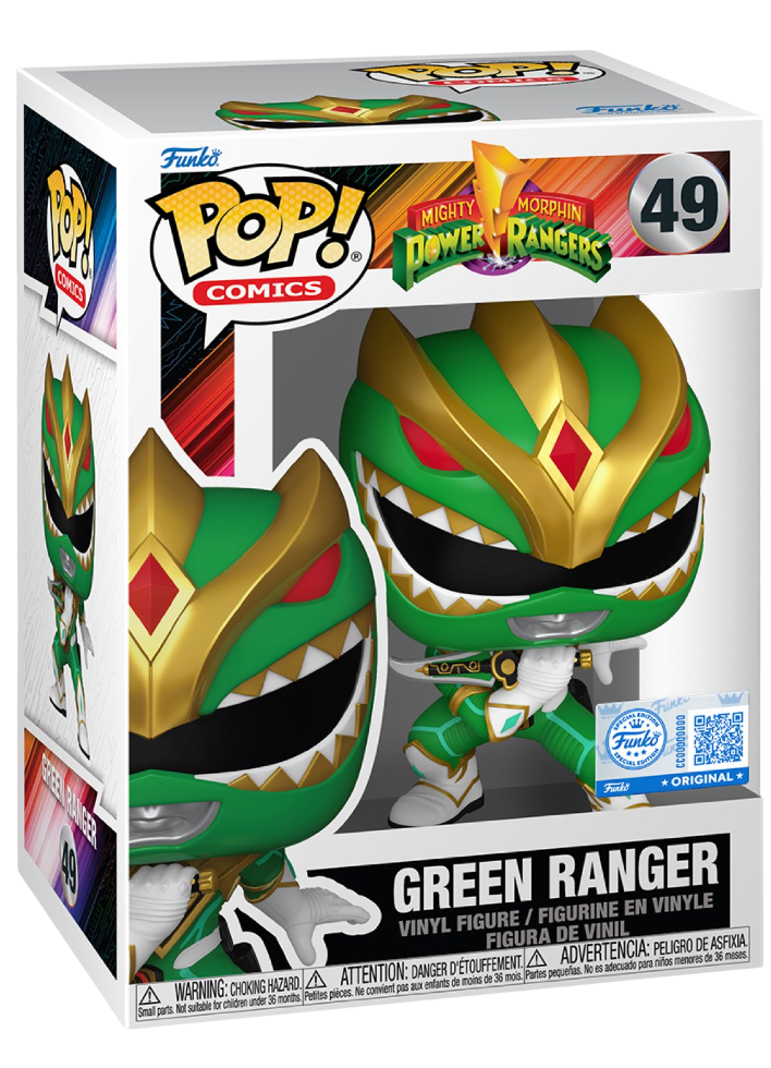 Funko Pop! Comics: Mighty Morphin Power Rangers: Green Ranger (Funko Special Edition)