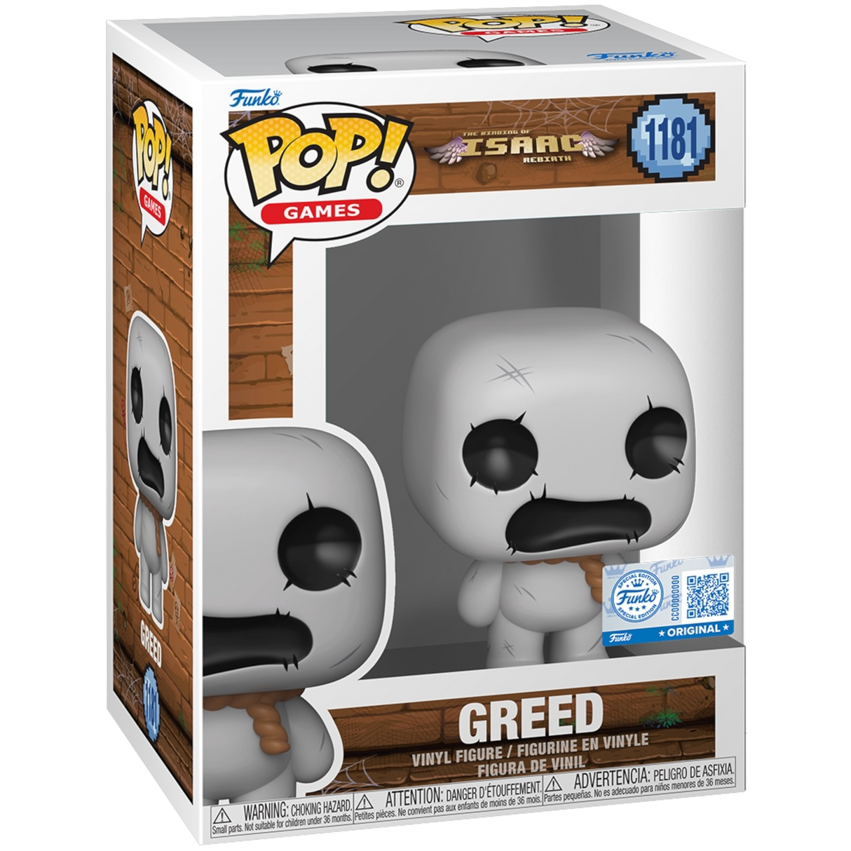 Funko Pop! Games: The Binding of Issac Rebirth: Greed (Funko Shop Exclusive)