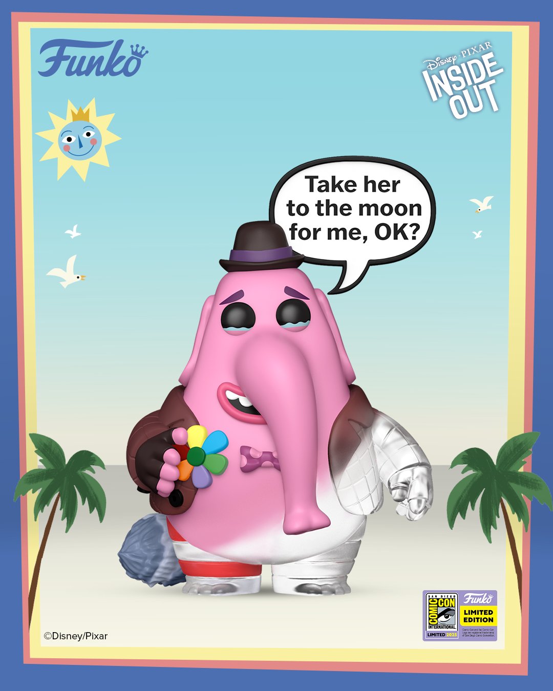 Funko Pop! Disney: Inside Out: Bing Bong (2025 SDCC Convention Exclusive)