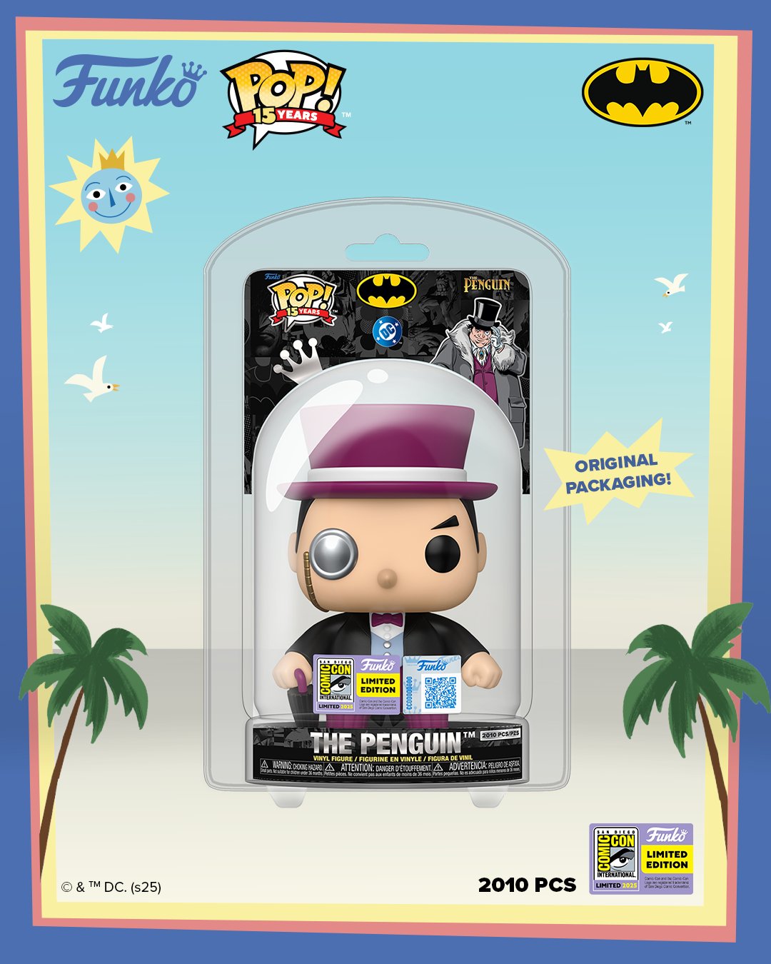 Funko Pop! DC's Penguin (Clamshell) (LE 2,010) (2025 SDCC Convention Exclusive)