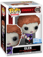 Funko Pop! Movies Chucky Glen figure, Spirit Halloween Exclusive, collectible toy with detailed features from the horror film.