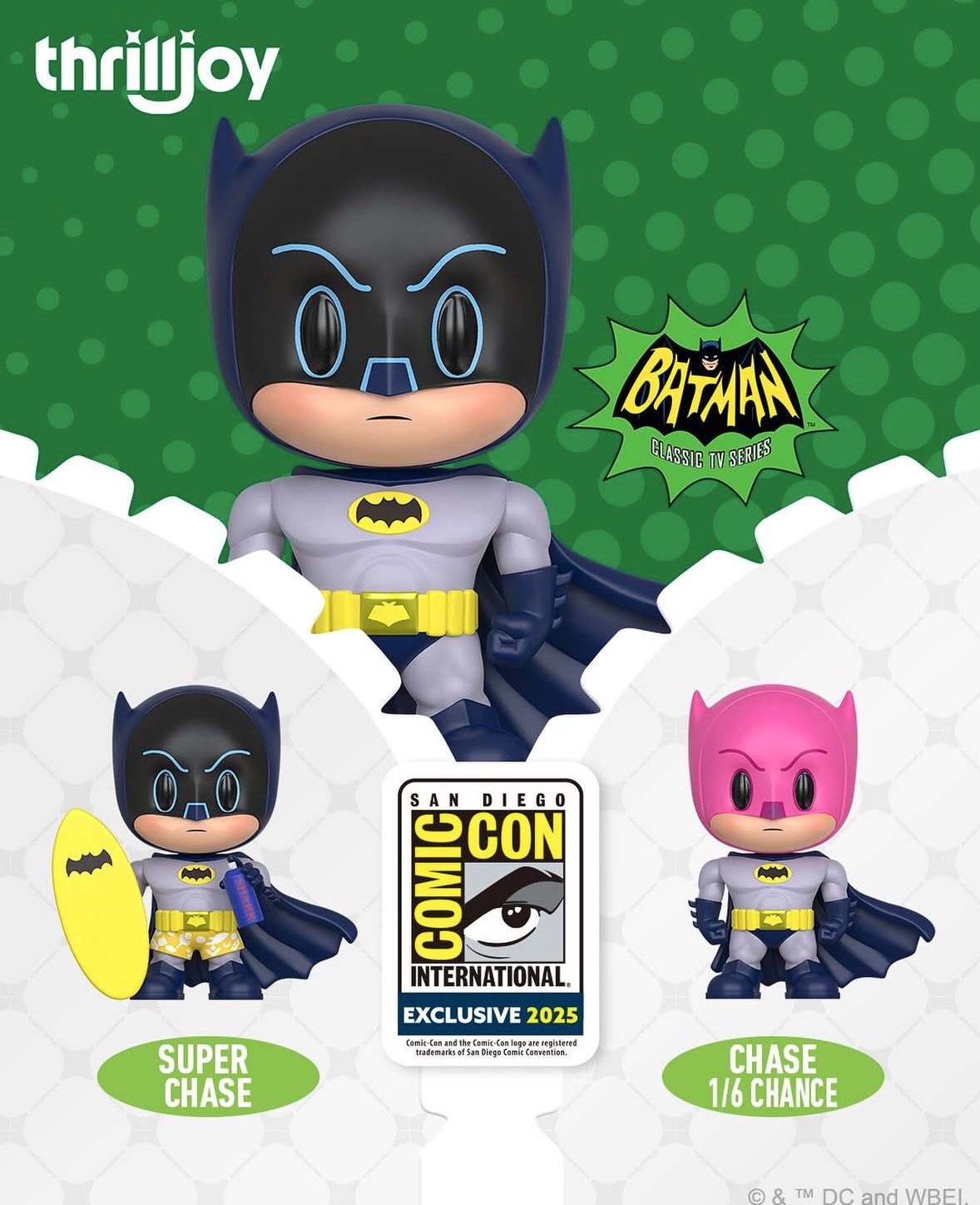 ThrillJoy PIX: Batman '66: Batman (with Chance of Chase) (2025 SDCC Convention Exclusive)