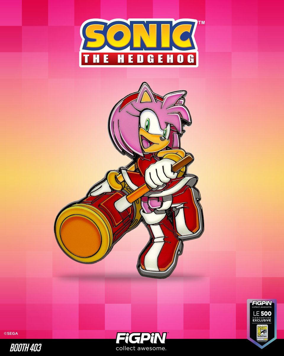 Figpin: Sonic the Hedgehog: Amy (2026 SDCC Convention Exclusive)