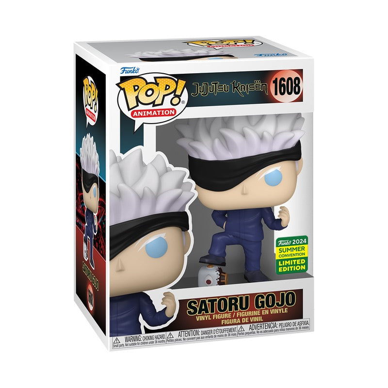 Funko Pop! Animation: Jujutsu Kaisen: Satoru Gojo Standing On Jogo (2024 SDCC Shared Exclusive)