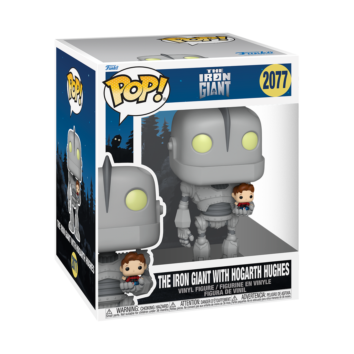 Funko Pop! Movies: Iron Giant: Iron Giant with Hogarth (Super 6")