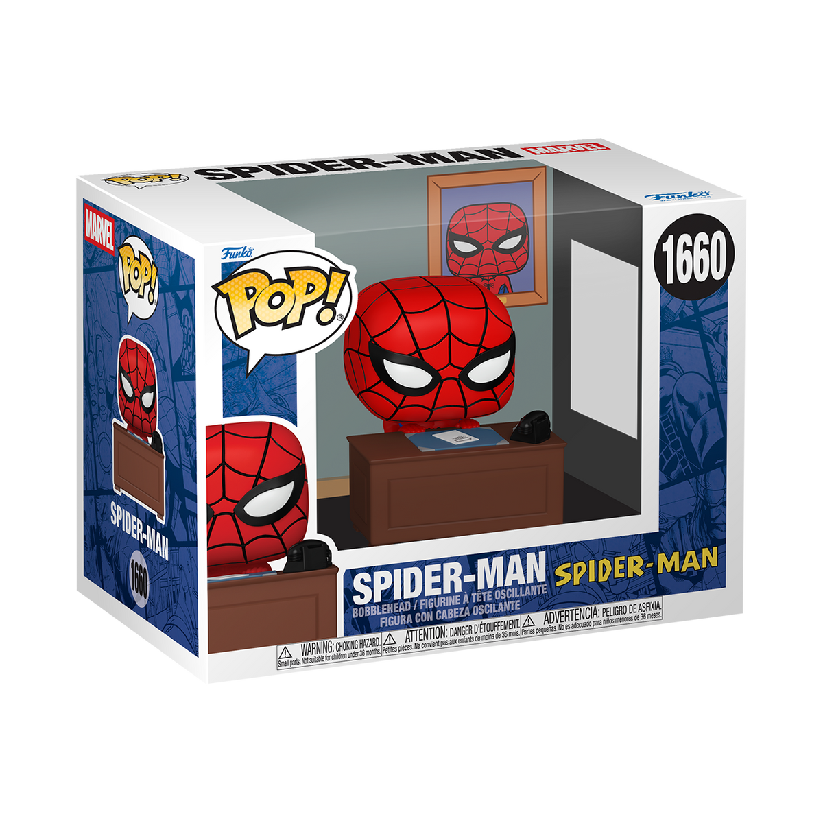 Funko Pop! Premium: Marvel: Spider-Man with Desk (Meme)
