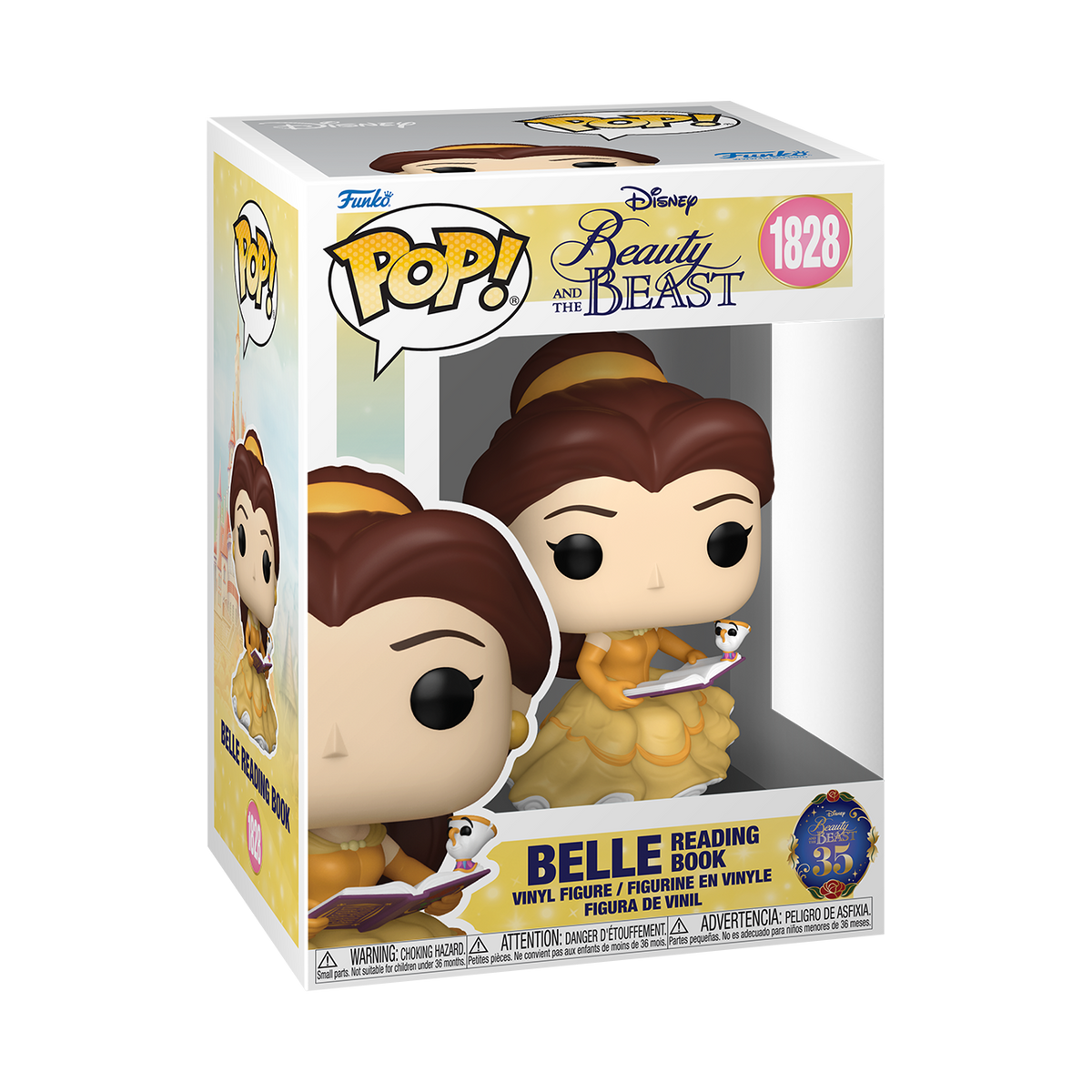 Funko Pop! Disney: Beauty and the Beast: Belle Reading Book