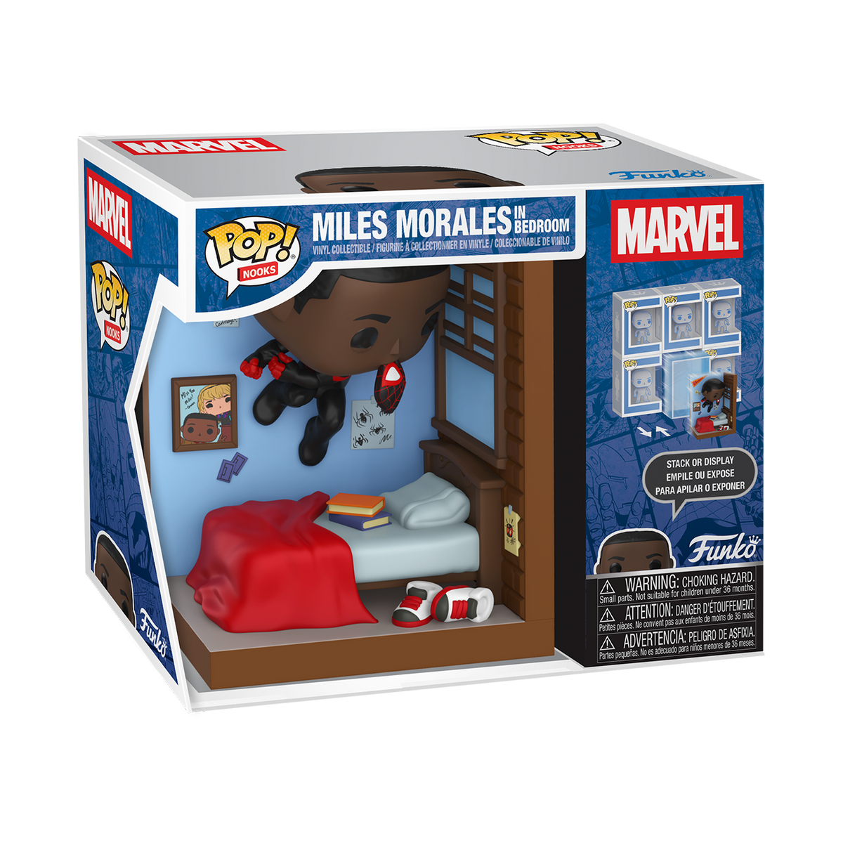 Funko Pop! Nooks: Marvel: Miles Morales in Bedroom