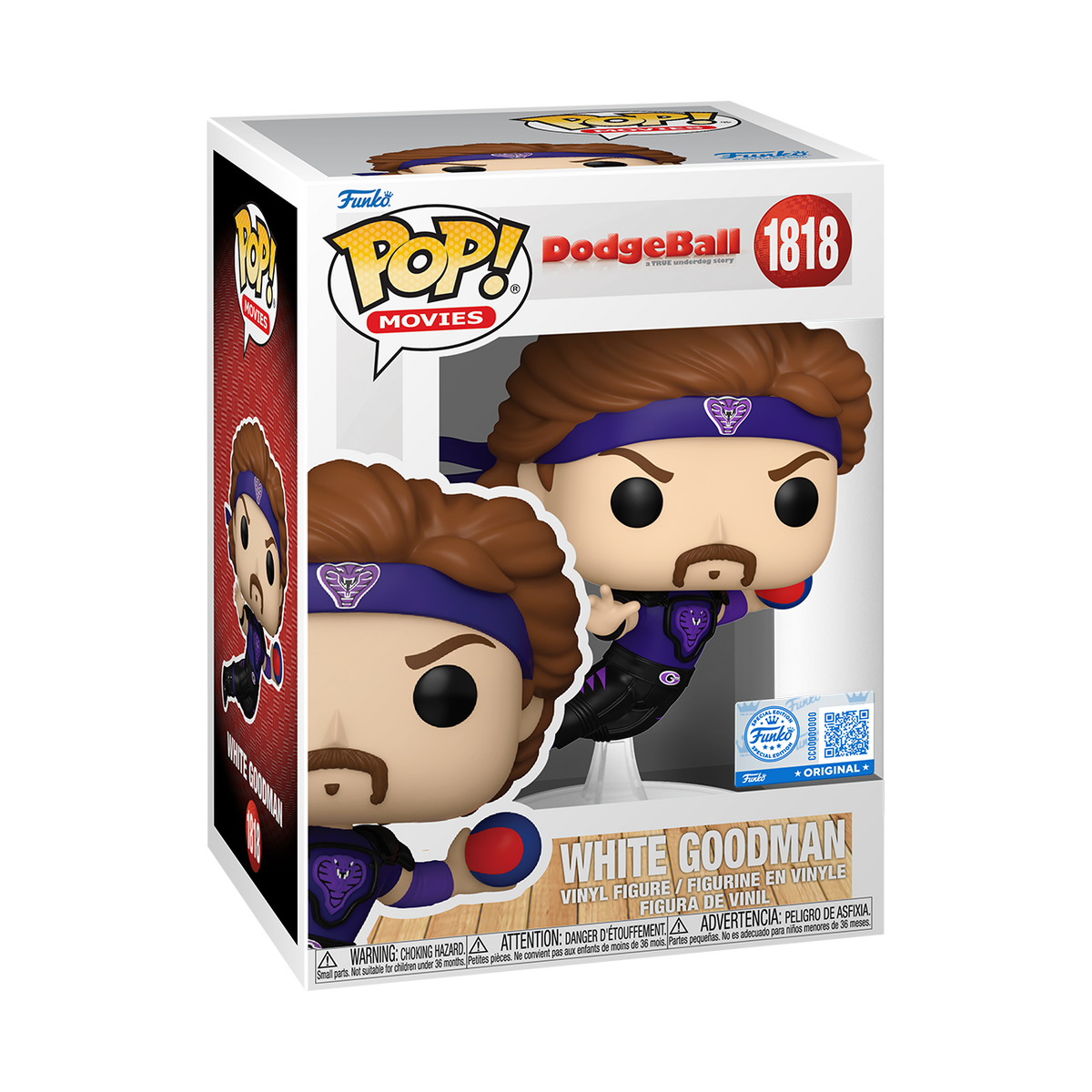 Funko Pop! Movies: Dodgeball: White Goodman (Leaping) (Specialty Series)