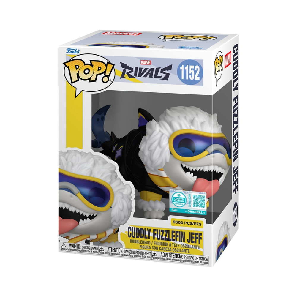 Funko Pop! Marvel: Marvel Rivals: Cuddly Fuzzlefin Jeff (LE 9,500) (Funko Supreme Edition) (GameStop Exclusive)