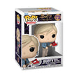 Funko Pop! Buffy the Vampire Slayer figurine with scythe, featuring Buffy in her signature outfit from the TV series.