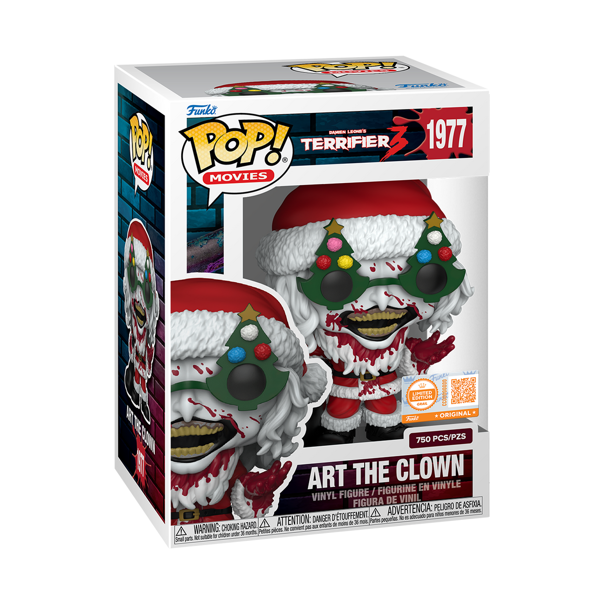 Funko Pop! Movies: Terrifier 3: Art the Clown (LE 750) (Funko Grail Edition)