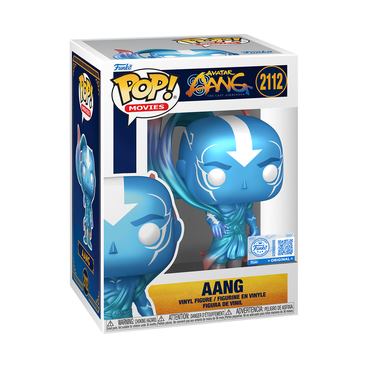 Funko Pop! Movies: Avatar the Last Airbender: Aang (Funko Shop Exclusive)