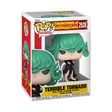 Funko Pop! Animation figure of Terrible Tornado from One Punch Man, featuring her signature costume and dynamic pose.