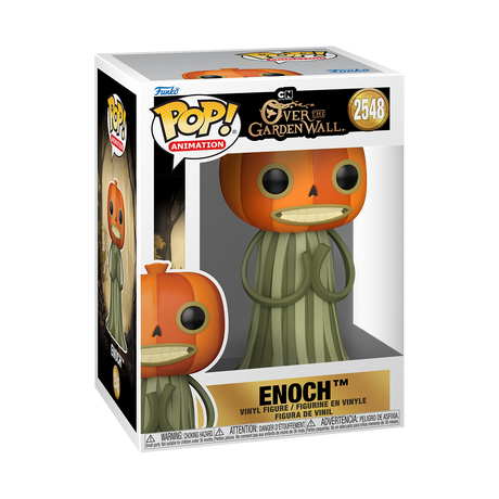 Funko Pop! Animation Enoch figure from Over the Garden Wall, collectible vinyl toy with detailed character features.
