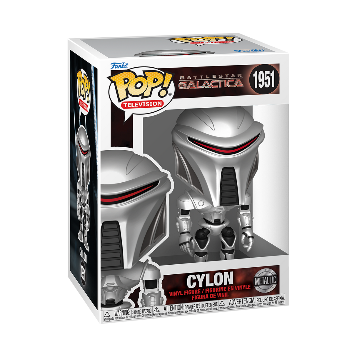 Funko Pop! Television: Battlestar Galactica: Cylon (Metallic)