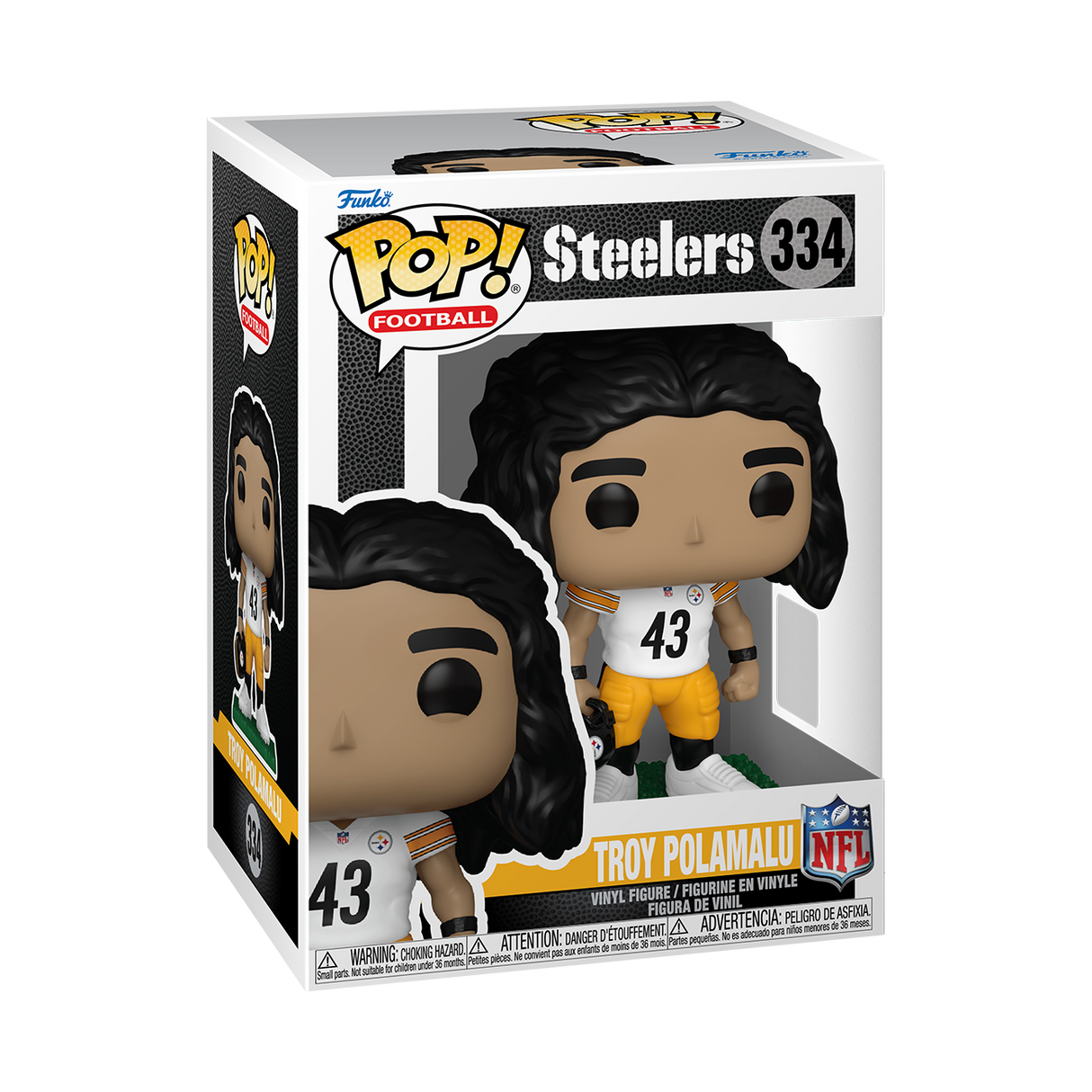 Funko Pop! Football: Pittsburgh Steelers: Troy Polamalu