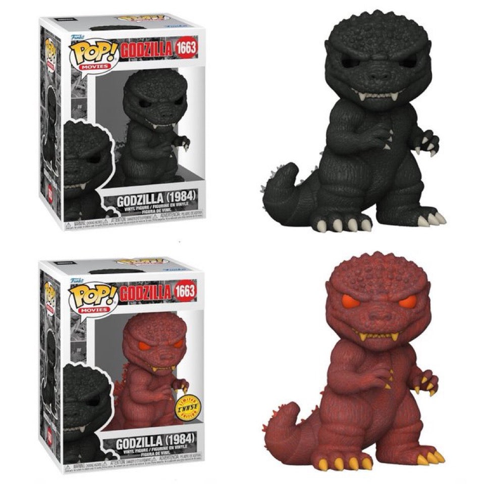 Funko Pop! Movies: Godzilla 70th Anniversary: Godzilla (1984) (Chase Bundle)