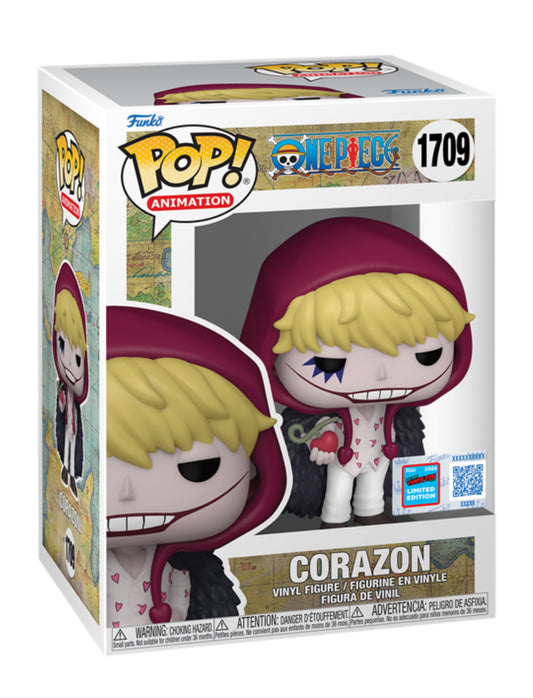 Funko Pop! Animation: One Piece: Corazon with Devil Fruit (2024 NYCC Convention Exclusive) (Box Imperfection)