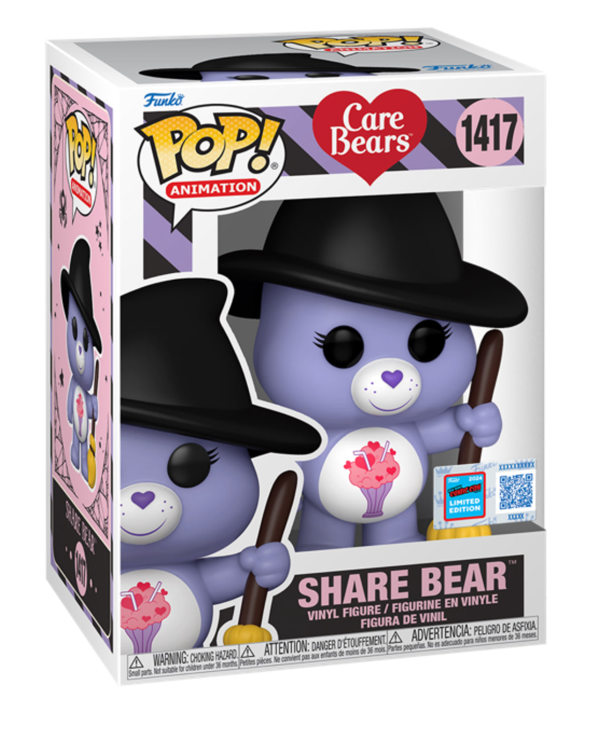 Funko Pop! Animation: Care Bears: Share Bear (2024 NYCC Convention Exclusive)
