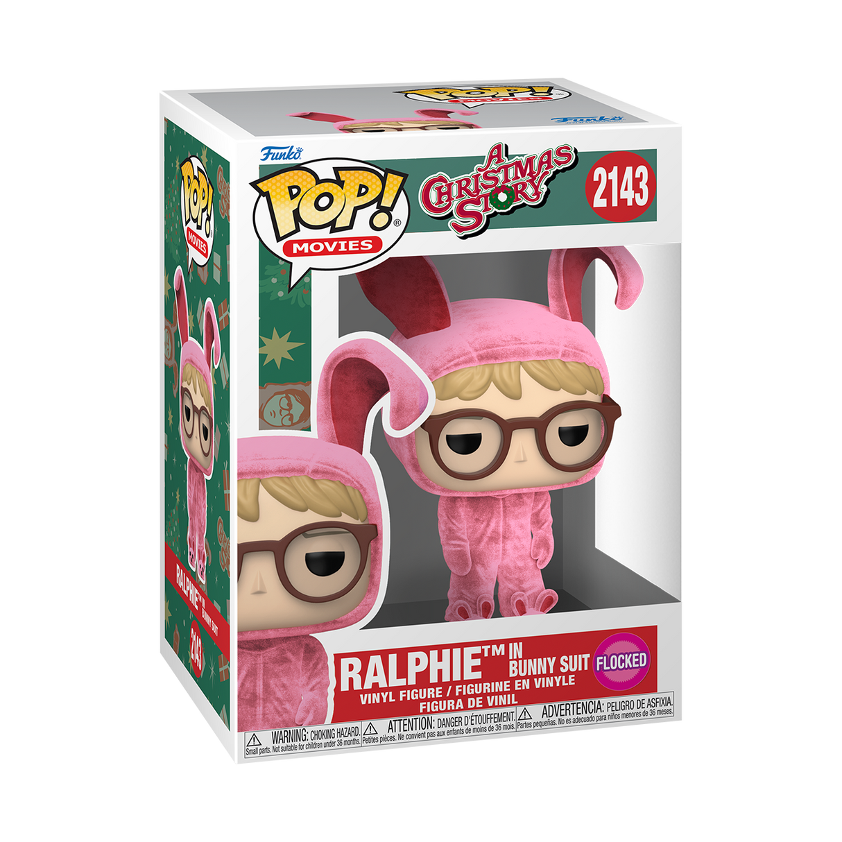 Funko Pop! Movies: A Christmas Story: Ralphie in Bunny Suit (Flocked)