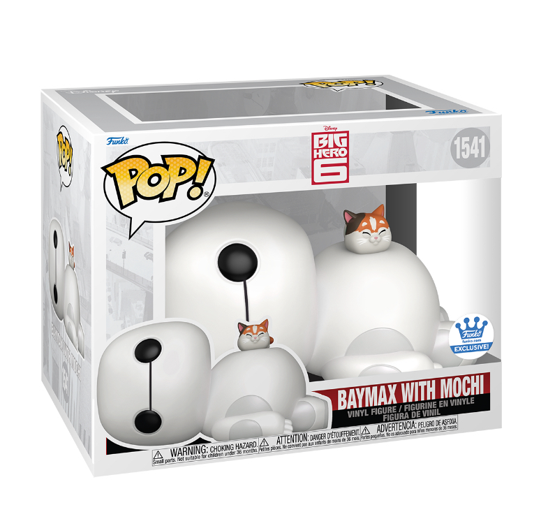 Funko Pop! Disney: Big Hero 6: Baymax with Mochi (6" Super) (Funko Shop Exclusive)