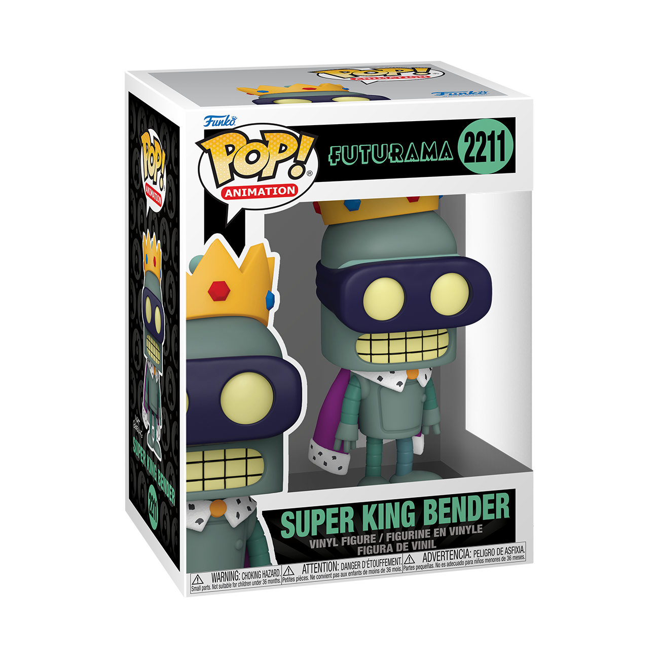 Funko Pop! Animation: Futurama: Super King Bender – Shak's Pop Shop