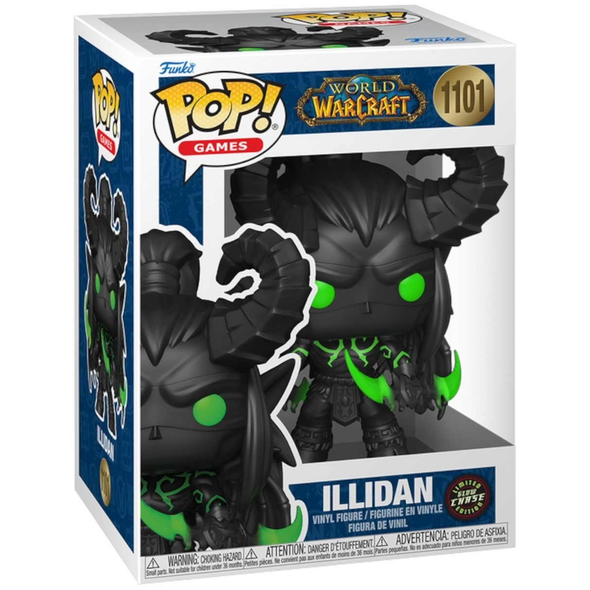 Funko Pop! Games: Warcraft: Illidan (Chase) (Box Imperfection)