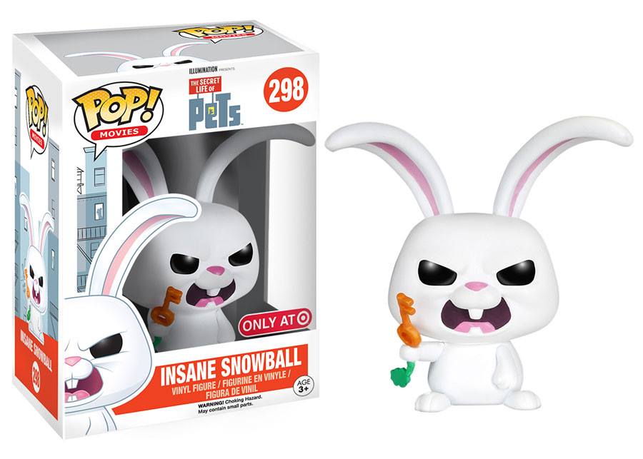 Funko Pop! Movies: The Secret Life of Pets: Insane Snowball (Target Ex ...
