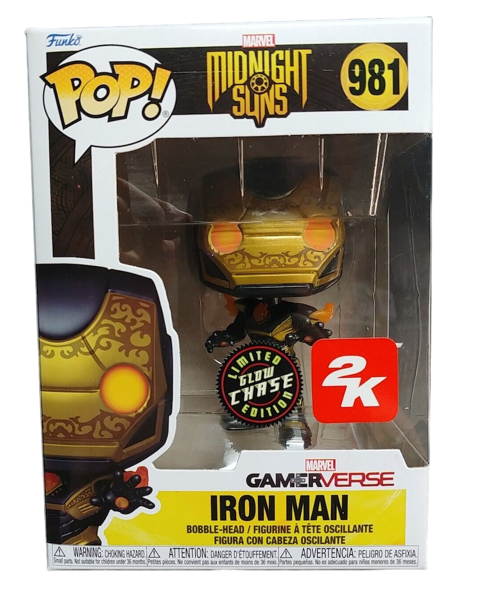 Funko Pop! Marvel: Midnight Suns: Iron Man (Chase) (2K / GameStop Exclusive)