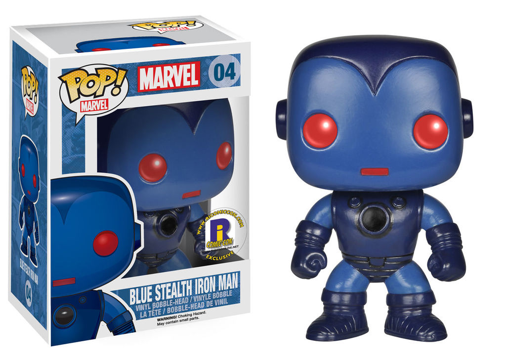 Funko Pop! Marvel: Blue Stealth Iron Man (2014 RICC Exclusive)