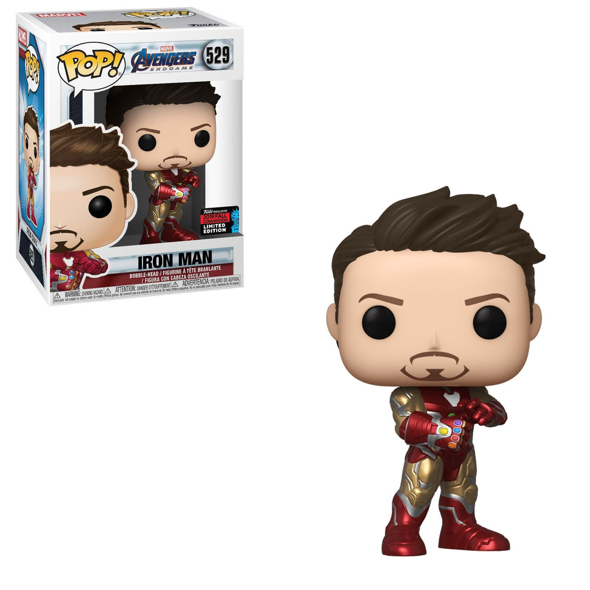 Funko Pop! Marvel: Avengers Endgame: Iron Man (Gauntlet) (2019 Fall Convention Exclusive)