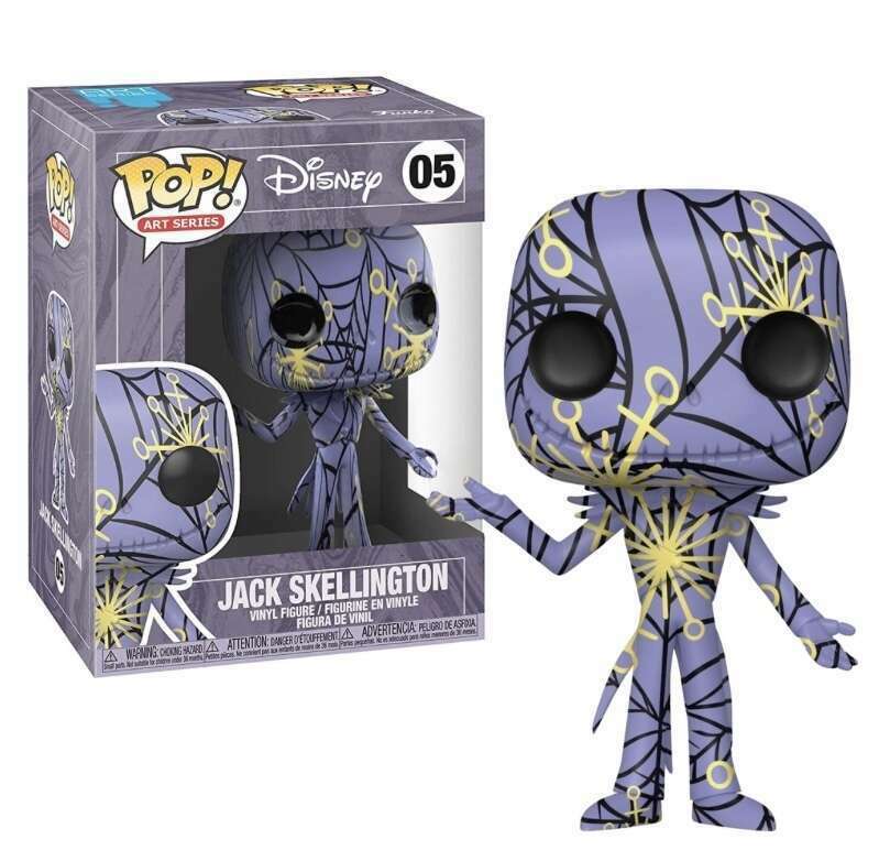 Funko Pop! Disney: The Nightmare Before Christmas: Jack Skellington (Art Series | Purple)