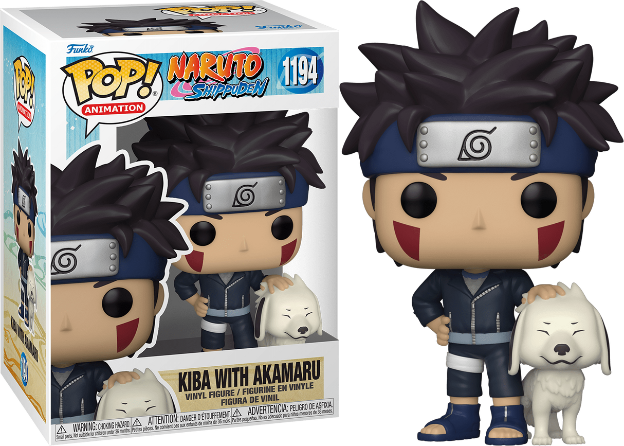 Funko Pop! Animation: Naruto Shippuden: Kiba With Akamaru